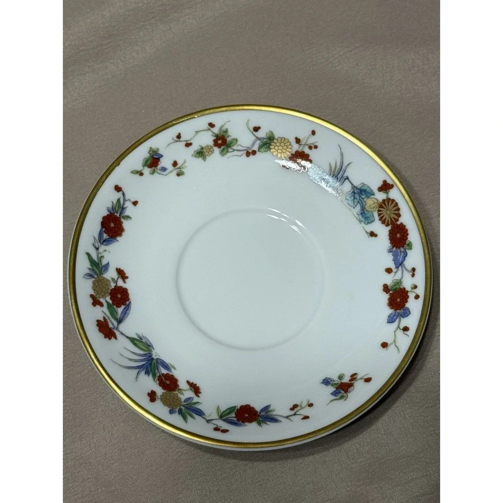 Vista Alegre Demitasse Cup & Saucer Rock Garden‎ From Portugal V1A110